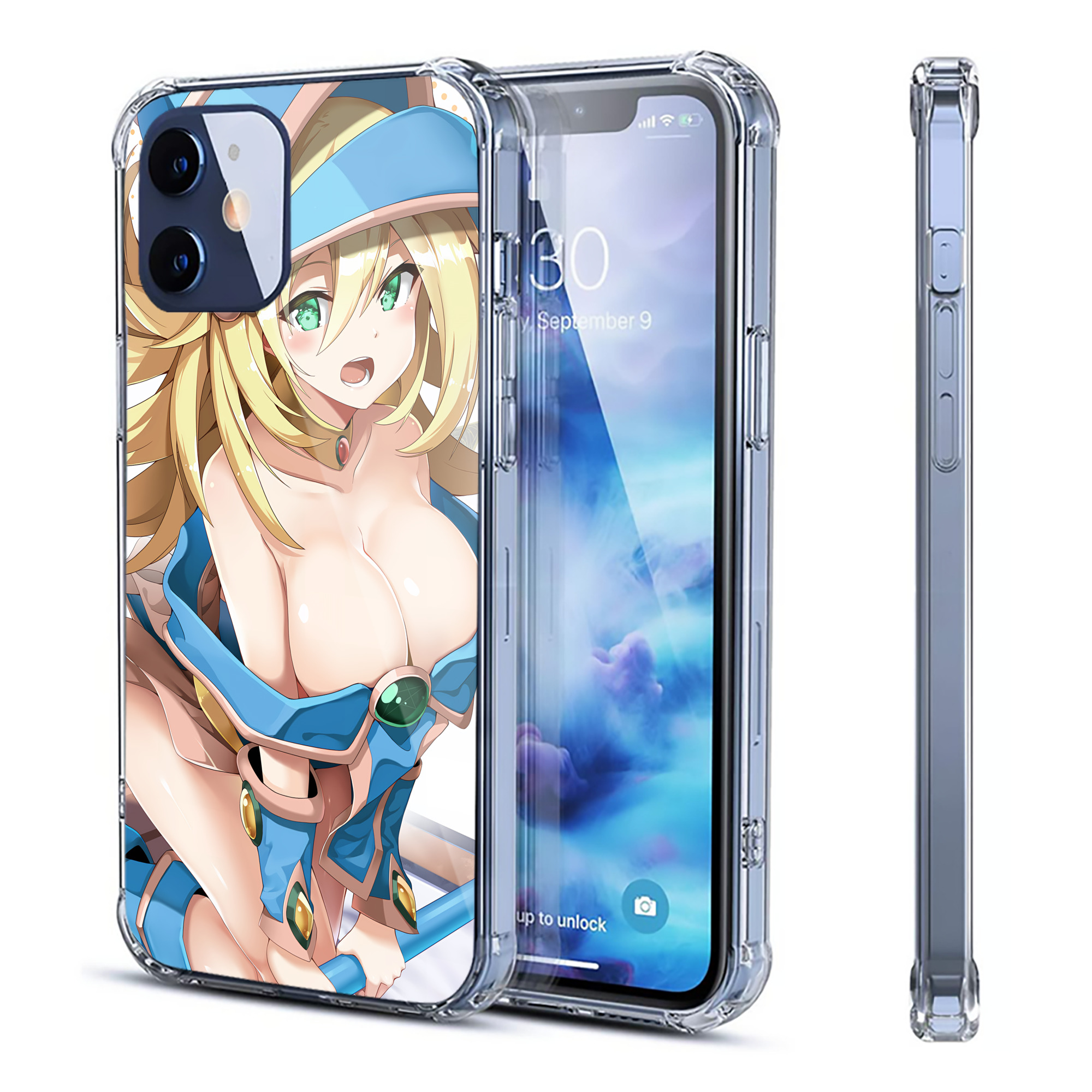 （画像用） 遊☆戯☆王 Yu-Gi-Oh! 【iPhone 12シリーズ対応】透明スマホケース（クリアソフトケース）